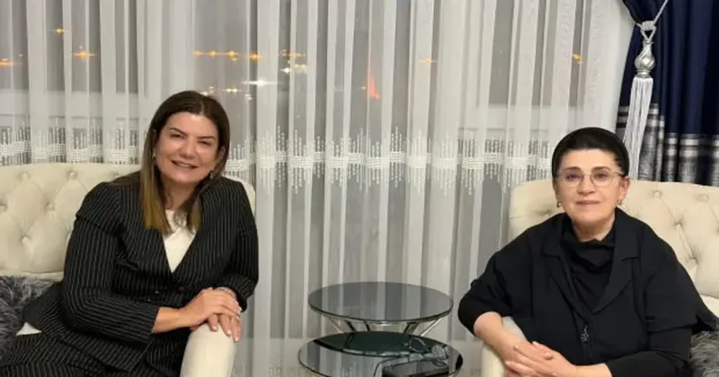 Tribünlerde hedef alınmıştı! AK Parti den Leyla Zana ya ziyaret