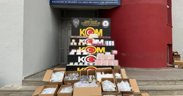 Merdiven altı muayenelerden 4 bin 655 kaçak ilaç ele geçirildi Adana Haberleri