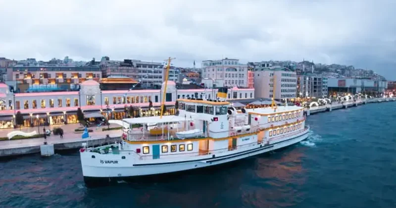 Türkiye İş Bankası nın yüzen şubesi İş Vapur hizmete açıldı