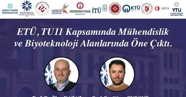 ETÜ Mühendislik ve Biyoteknoloji alanında geliştirdiği projelerle teknik üniversiteler birliğine katkı sunacak Erzurum Haberleri