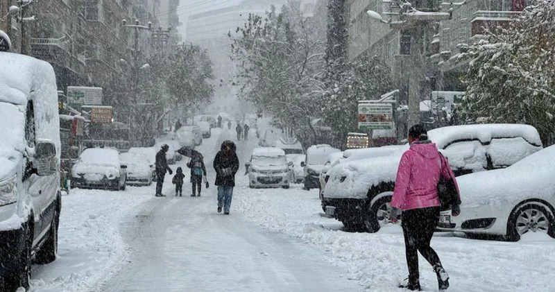Mardin de okullara kar tatili
