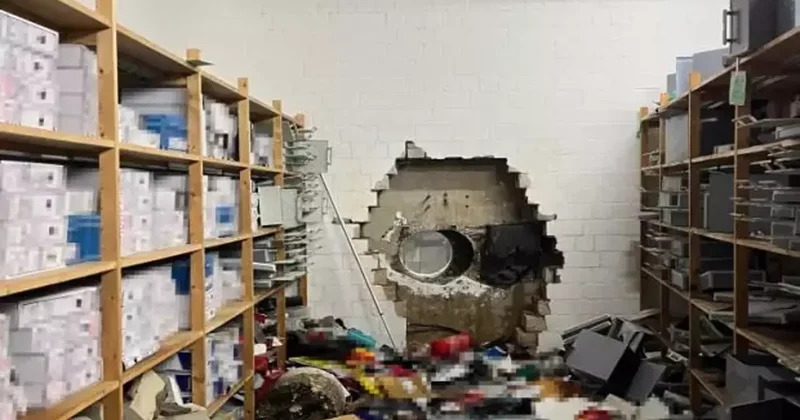 Duvarı delerek banka soydular! Filmleri aratmayan hırsızlık