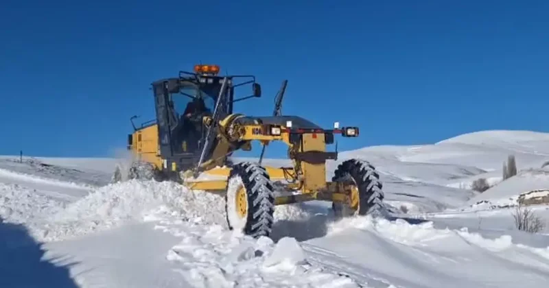 Kars’ta kapalı köy yolu kalmadı