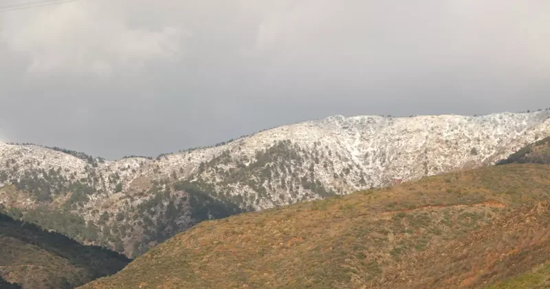 Amanoslar beyaza büründü