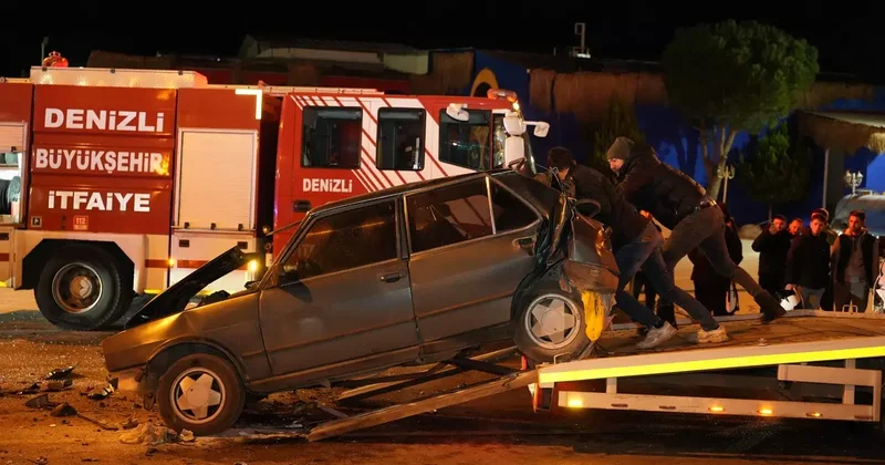 Denizli’de 5 aracın karıştığı zincirleme kaza çok sayıda kişi yaralandı