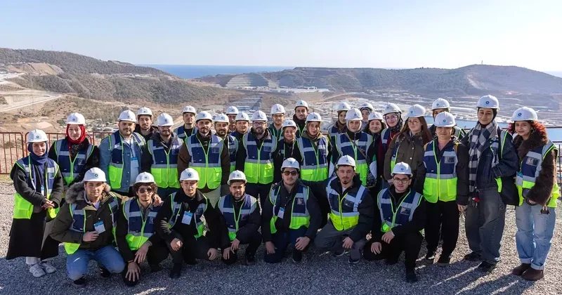 Konya’daki üniversite öğrencileri, Akkuyu NGS sahasını ziyaret etti