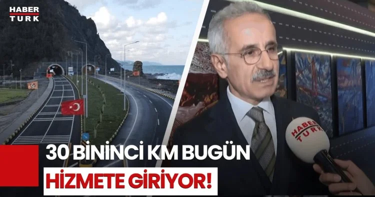 Bölünmüş Yol 30 Bin Kilometreyi Aştı! Ulaştırma Bakanı Uraloğlu Habertürk te