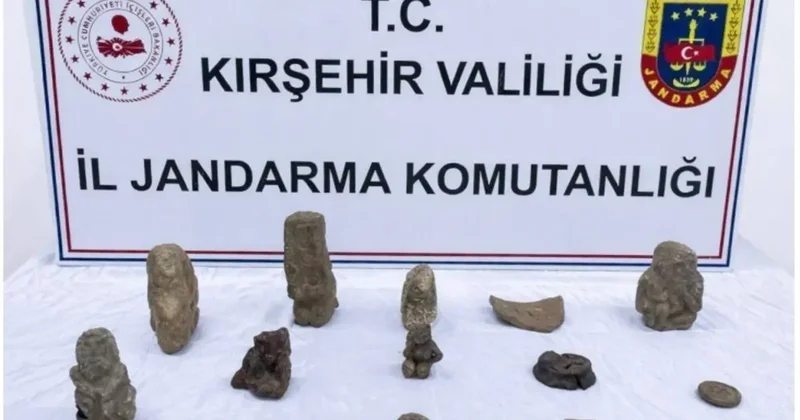 Kırşehir’de Anadolu Mirası Operasyonu: 14 adet tarihi eser ele geçirildi