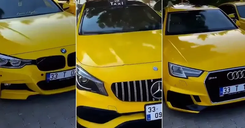 Mersin de lüks galeri gibi taksi durağı