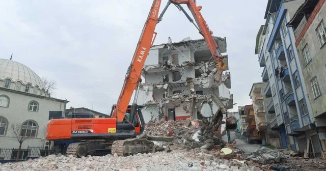 Canik te Soğuksu Kentsel Dönüşüm Projesi kapsamında 741 binanın yıkımı sürüyor Samsun Haberleri