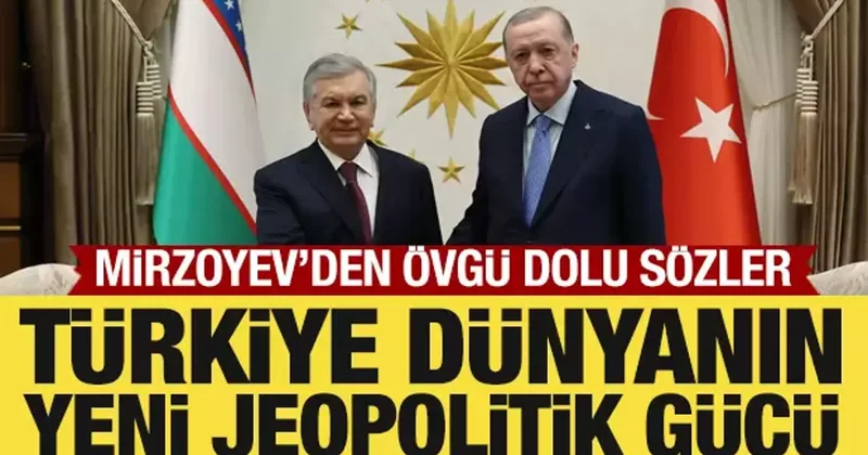 Cumhurbaşkanı Erdoğan ve Özbek mevkidaşından önemli açıklamalar