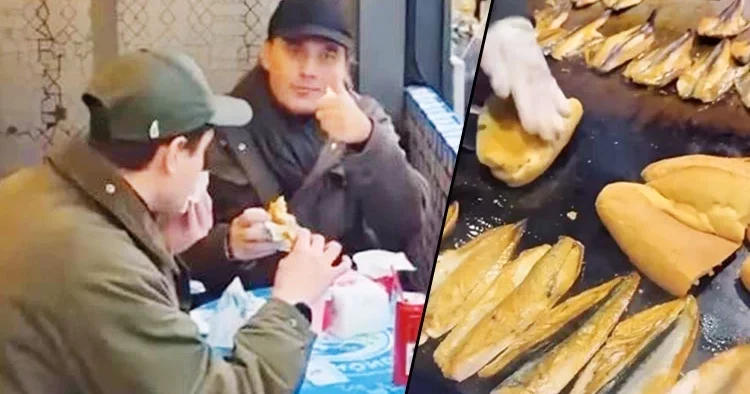 Eminönü nde balık ekmek