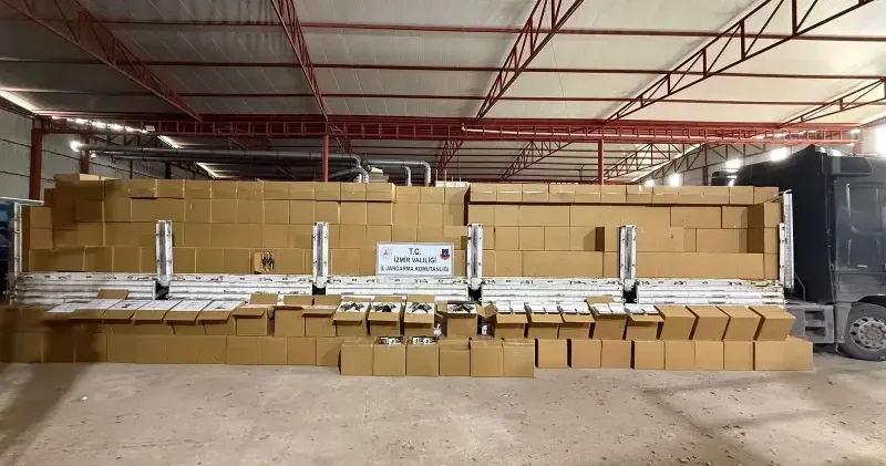 İzmir de ele geçirildi: Tam 12 milyon 720 bin adet İzmir Haberleri