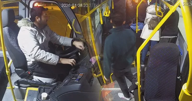 Dörtlüleri yaktı durakları pas geçti: Kalp krizi geçiren yolcuyu hastaneye yetiştirdi