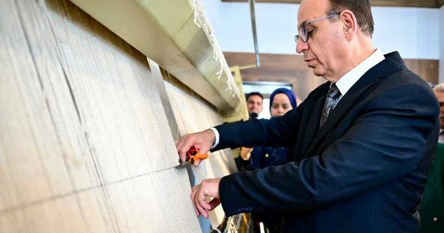 Başkan Geçit, halı dokuma kursunda kesim törenine katıldı Malatya Haberleri