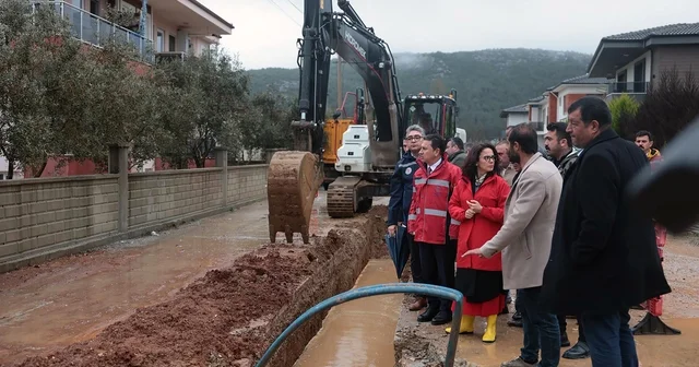 Başkan Aras, 502 milyonluk yol ve altyapı yatırımını yerinde inceledi Muğla Haberleri