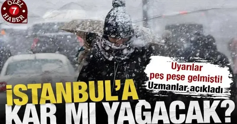 AKOM ve Meteoroloji uyarmıştı: İstanbul’a kar mı yağacak? Uzmanlar açıkladı