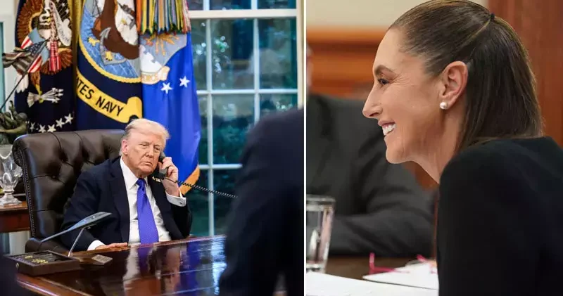 Trump, Meksika Devlet Başkanı Sheinbaum ile görüştü