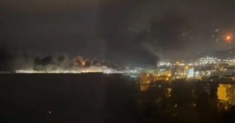 TÜPRAŞ İzmit rafinerisinde patlama! Yangın kontrol altında