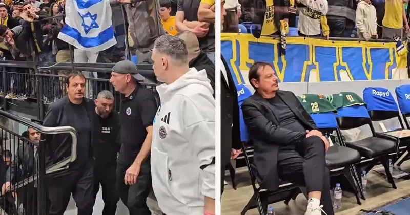 Ergin Ataman a İsrail de yapılan çirkin saldırı için komik ceza