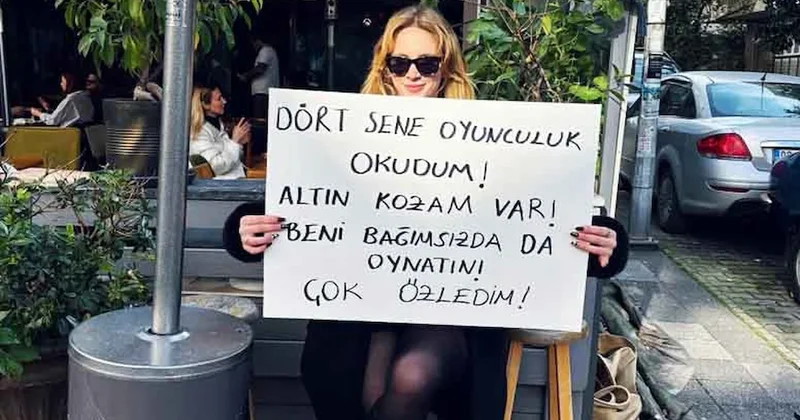 Hayal Köseoğlu iş bulmak için sokağa çıktı, pankart açtı Sözcü Gazetesi