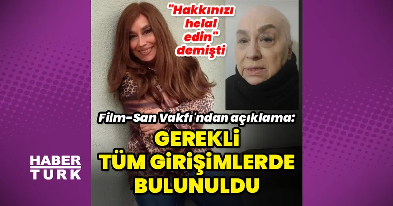 Film San Vakfı dan, Saadet Gürses açıklaması