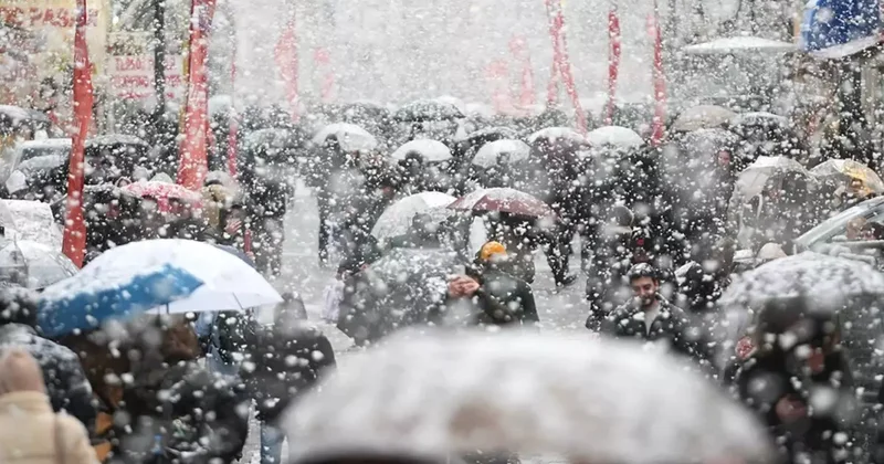 60 ilde sarı alarm! İstanbul a kar geliyor