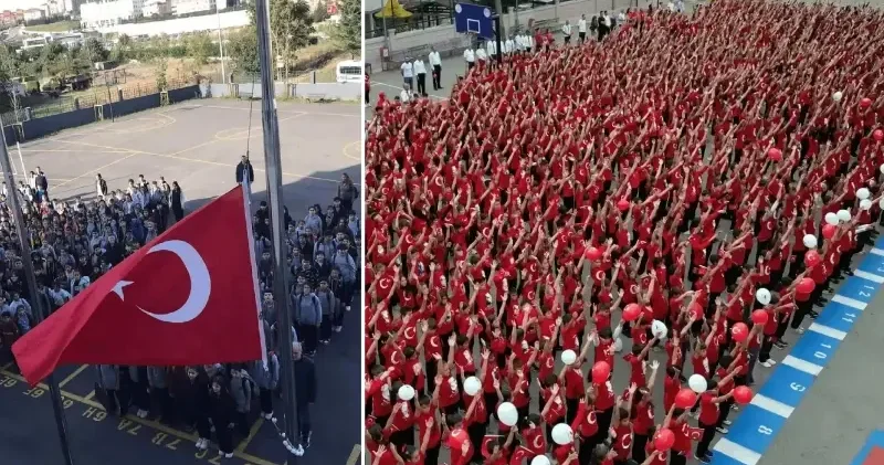 İlk ders Bayrak Sevgisi : Okullarda ikinci dönem için geri sayım başladı, 81 ile yazı gönderildi Eğitim Haberleri