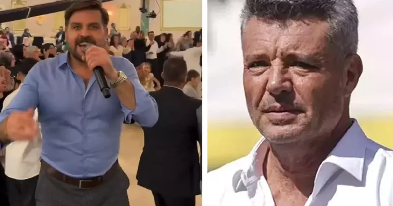 Düğüne damga vuran olay! Eline mikrofonu alıp Sadettin Saran a seslendi