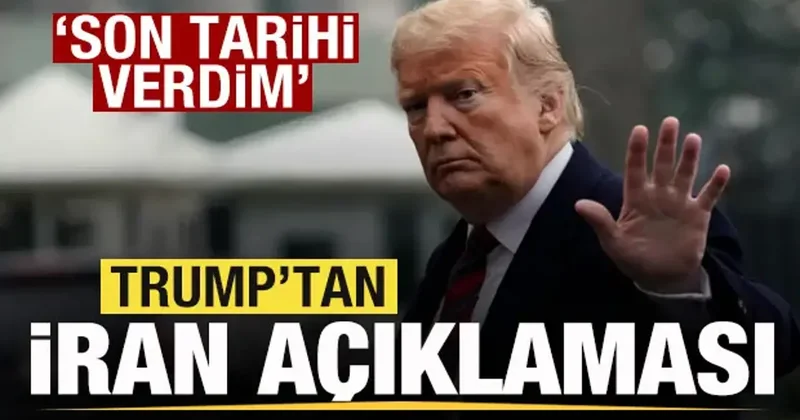 Savaş sesleri yükseliyor! Trump tan son dakika İran açıklaması!