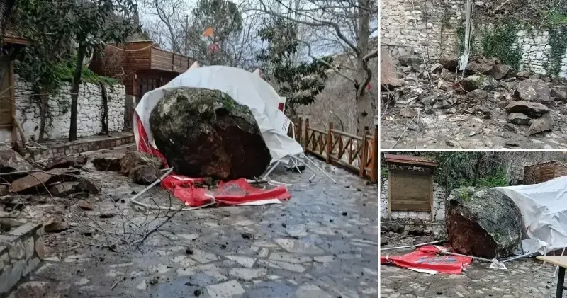 Soma’da heyelan meydana geldi: Vatandaş uyarıldı Manisa Haberleri