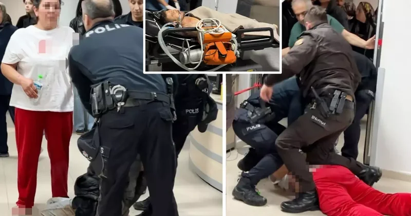 Oğul annesinin sevgilisini bıçakladı, anne ise polis memurunu tokatladı