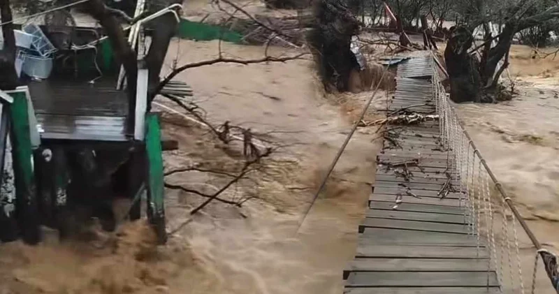 Yalova’da sağanak dehşeti! Dereler taştı: 5 büyükbaş sele kapılarak öldü!