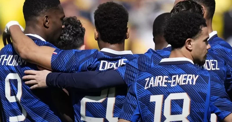 Kanteli Fransa, Davinson Sanchezli Kolombiya yı üzdü