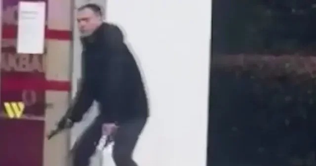 İstanbul Beşiktaş ta silahlı bankaya soygun girişimi VİDEO İZLE