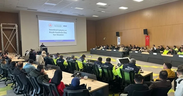 Erzincan da acil durumlara yönelik eğitim düzenlendi Erzincan Haberleri