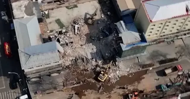 Çin’de gece yarısı bina çöktü: 7 kişi hayatını kaybetti VİDEO İZLE