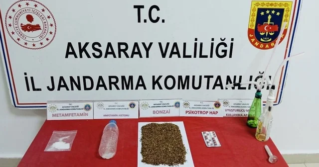 Uyuşturucu taciri uyuşturucularla birlikte yakalandı Aksaray Haberleri