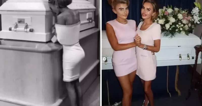 Acı mı, gösteriş mi? kızının cenazesinden paylaştığı görüntüler olay oldu!