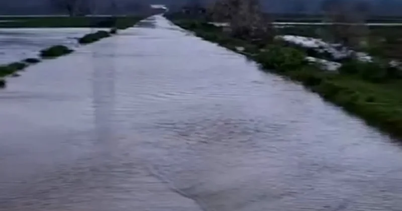 Susurluk Çayı’nda sular yükseldi