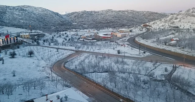 Konya nın Hadim ilçesi beyaza büründü Konya Haberleri