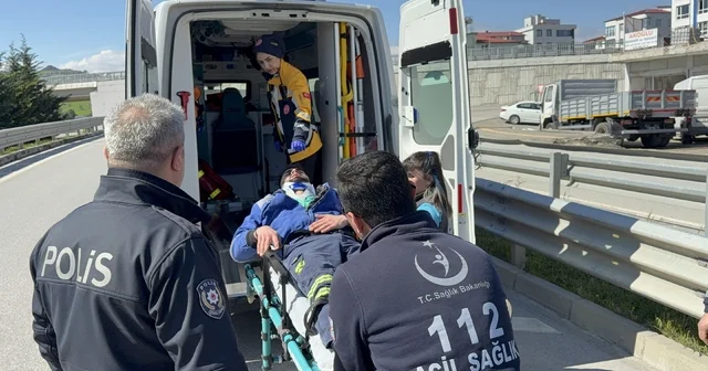 Tamire götürülen araç kaza yaptı: 1 yaralı Samsun Haberleri