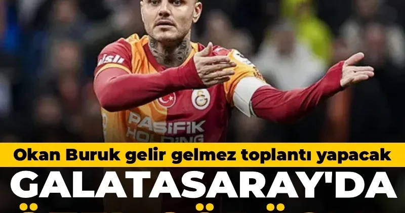 Galatasaray da özel görüşme: Okan Buruk Mauro Icardi yle toplantı yapacak