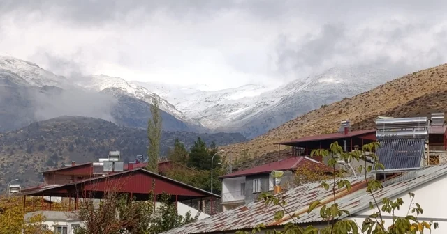 Kahramanmaraş ın yüksek kesimleri beyaza büründü Kahramanmaraş Haberleri