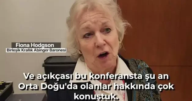 Abinger Baronesi Fiona: Çatışmalar kadınları orantısız şekilde etkiliyor