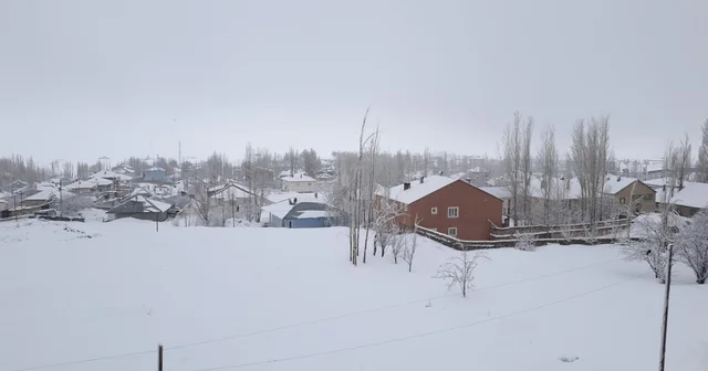 Van da 34 yerleşim yeri kardan kapandı Van Haberleri