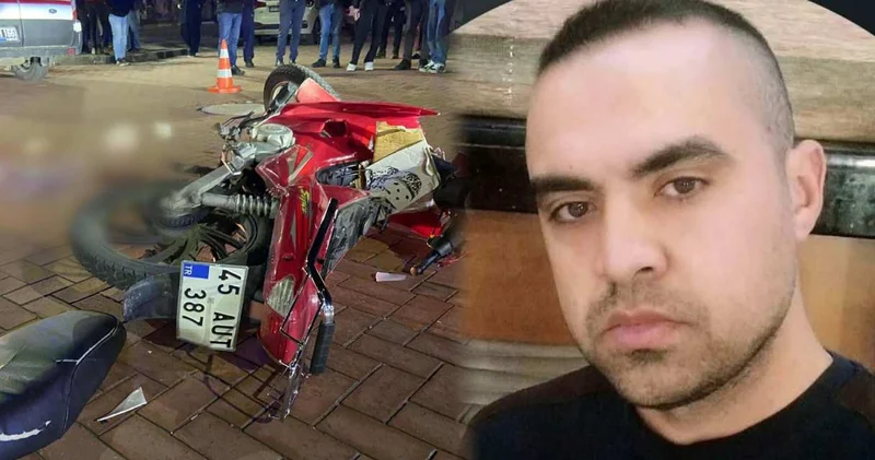 Manisa’daki feci kazada motosikletli can verdi!