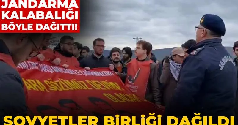 Kızıldere anmasında jandarma kalabalığı böyle dağıttı! Sovyetler Birliği dağıldı hadi siz de dağılın