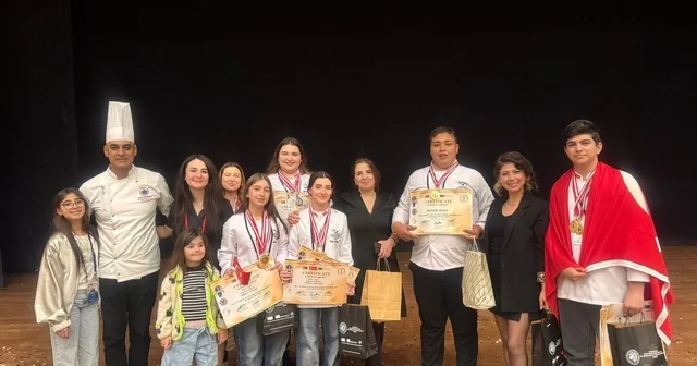 Marmarisli öğrenciler uluslararası gastronomi yarışmasında madalyaları topladı Muğla Haberleri