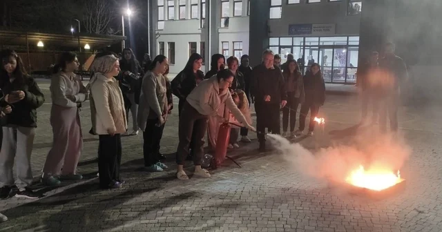 Bala Hatun Yurdu nda afet tatbikatı Eskişehir Haberleri
